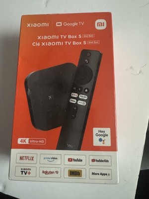 Xiaomi TV Box S (2nd Gen) 4K Google TV Streaming Device - New Factory Sealed