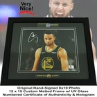 Stephen Curry Golden State Warriors Hand-Signed  8x10 Photo Custom Framed w/COA