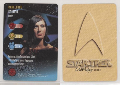 1996 Star Trek - The Card Game Challenge Lethe c7w - Picture 3 of 3