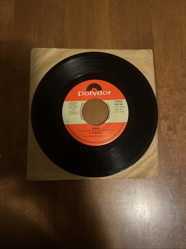 C. W. McCall - Roses for Mama; Convoy - Vinyl Record 45 RPM 7" VG+ F1 - Picture 2 of 2