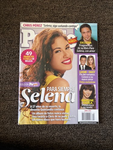 Selena Quintanilla PEOPLE EN ESPANOL 2012 Magazine Para Siempre Chris Perez - Picture 1 of 7
