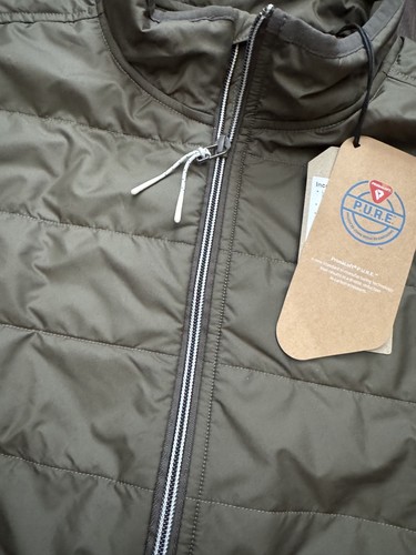 PRANA IncrediWool 1/2 zip Men’s Pullover Sz L Slate Green Heather Color NWT $155 - Picture 3 of 11