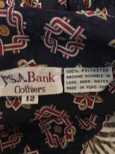 Vintage 1980er Jos.A. Bank Clothiers Sekretär Kleid Größe 12 Halloween Kostüm - Bild 5 von 5