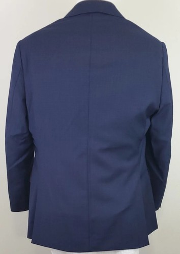 Indochino Mens Dark Navy Check 2 Piece Suit Size 40 W34 X 27.5 - Picture 4 of 11