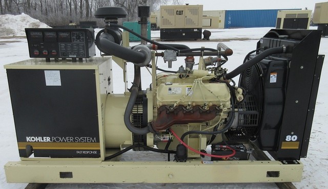 80kw Kohler Generator 80rz Natural Gas Propane Transfer Switch 261 Hours For Sale Online Ebay