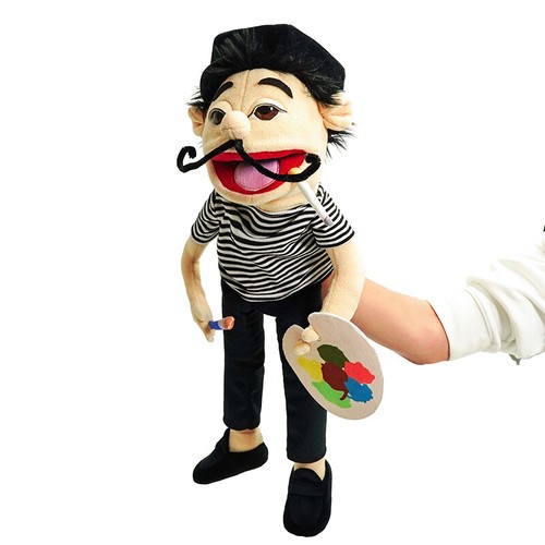 Juguete interactivo Pierre Plush Storytelling para niños regalo Jeffy Hand Puppet Series - Imagen 6 de 6