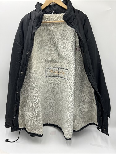 VTG 90s TOMMY HILFIGER BOOTLEG STADIUM PARKA COAT FLEECE LINED Men’s 2XL NO HOOD - Picture 5 of 9