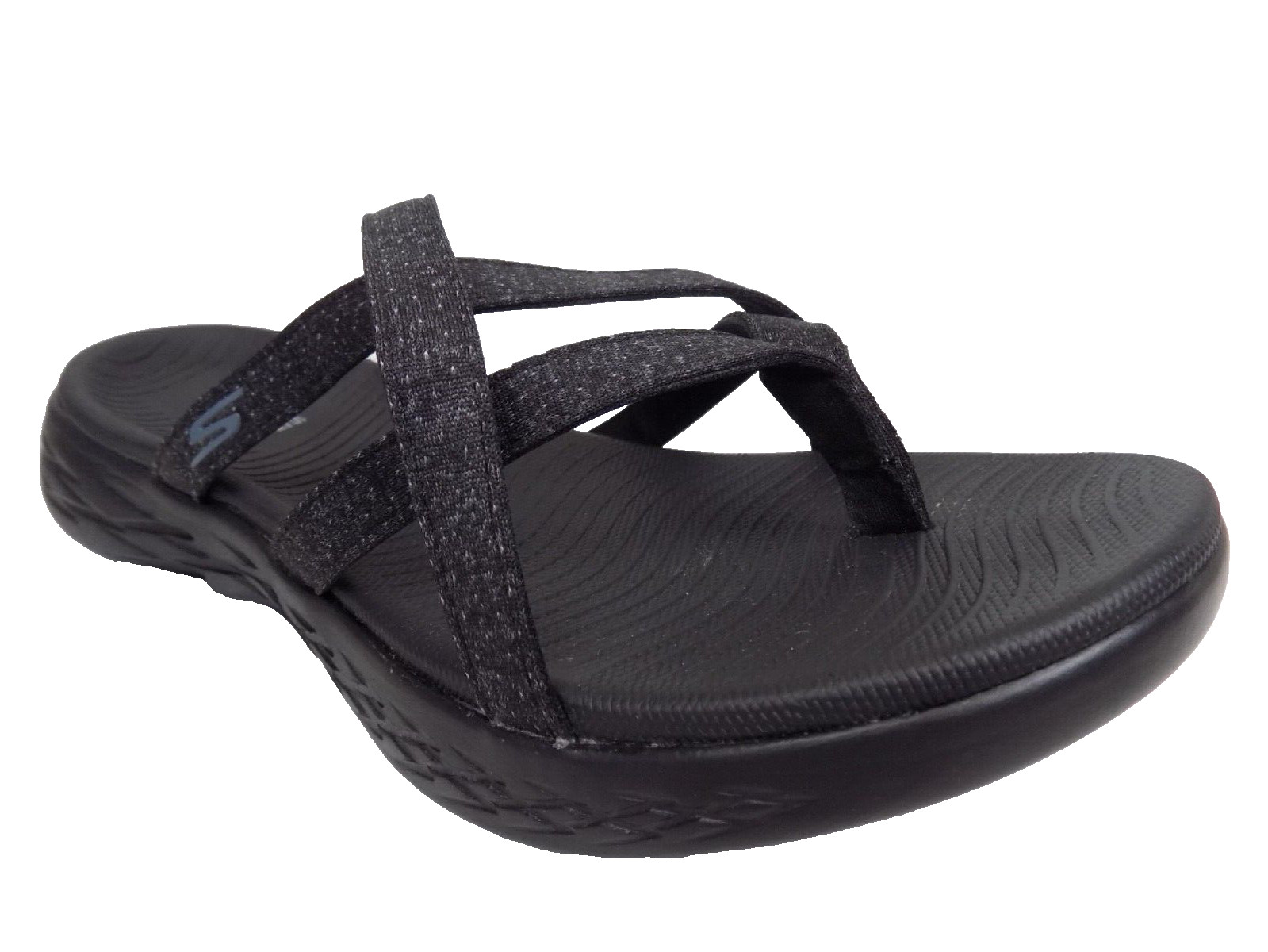 Skechers Women Go Walk 600-Dainty Black Sandals Size
