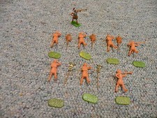 Elastolin 40mm Unpainted Roman triumph march x7  Lot N