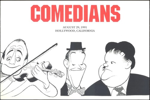 USA. 1991 Comedians (2566b) First Day Ceremony Program +Souvenir Page-FREE SHIP - Picture 1 of 2