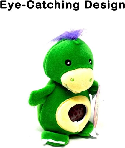 PEBBLE HUG Plush Dinosaur Belly Poppers, Long-Lasting,Fidget Toy, Random Colours - Picture 2 of 18