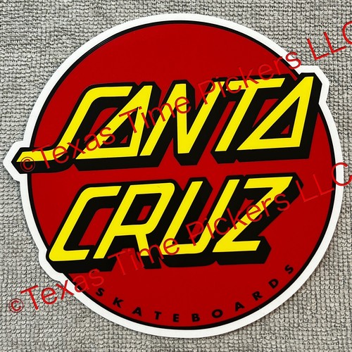 🔥HUGE FACTORY OEM Santa Cruz Dot Skateboard Vinyl Sticker 6" Surf City Beach CA - Picture 4 of 5
