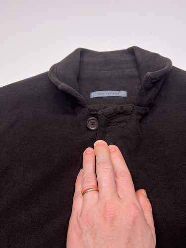 John Varvatos 52 (US 42) Men's Brown Blazer Jacket Elbow Patches Brushed Cotton - Picture 7 of 9
