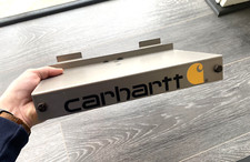 11 x 6 Inch Slat Wall Board Display Advertisement Sign Carhartt Shoe Rack Shelf