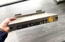 11 x 6 Inch Slat Wall Board Display Advertisement Sign Carhartt Shoe Rack Shelf