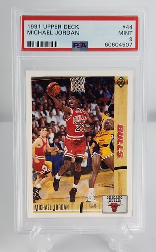 1991 Upper Deck Basketball #44 Michael Jordan Mint PSA 9 Mint - Picture 1 of 2