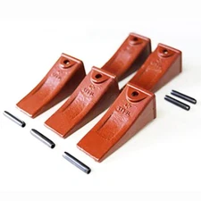 5 Pack X156L Long Dirt Teeth Bucket Teeth/Tooth with P156 Roll Pins