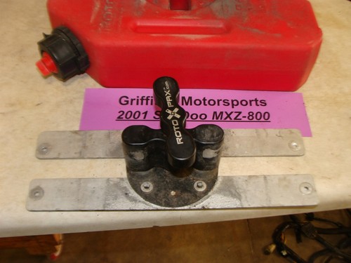 2001 SKI-DOO MXZ 800 ZX chassis aux gas fuel cell tank mount 1 gal roto x pax - Picture 2 of 15