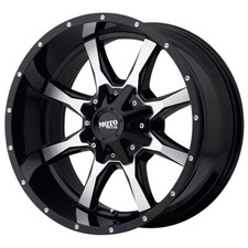 MOTO METAL MO970 20X10 5X127/5X139.7 ET-24 Gloss Black/Machined Face (Qty of 1)