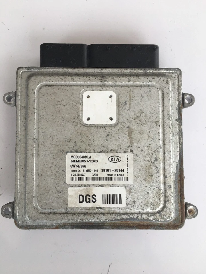 Unidad de control del motor Kia Optima 2008 2,4 L EX LX módulo ECU 3910125144 OEM Foto 2 de 4