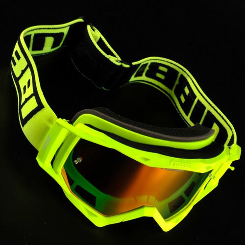 NIBBI Motorcross Race Goggles Offroad ATV UTV BMX MX Quad Eyewear Adult Yellow - Foto 5 di 14