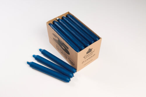 5 Table Candles Tapered Non Drip 7hr Burn 19cm Long Various Colours Great Value! - Picture 10 of 36