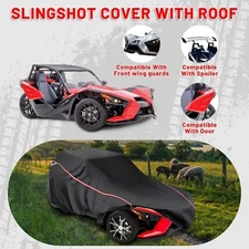 Waterproof Utility Storage Cover For Polaris Slingshot 2015-2024 With Top Roof