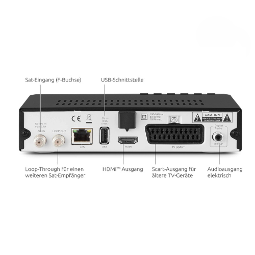 TechniSat HD-S 261 - kompakter digital HD Satelliten Receiver Sat DVB-S/S2 HD... - Bild 5 von 6