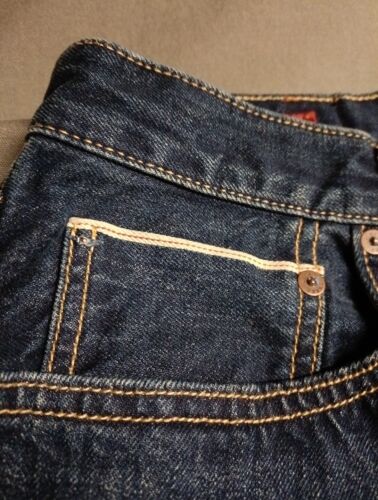 Lucky Brand Legend Jeans Mens 31x32 Selvedge 223 Straight Blue EUC ๐ - Picture 3 of 13