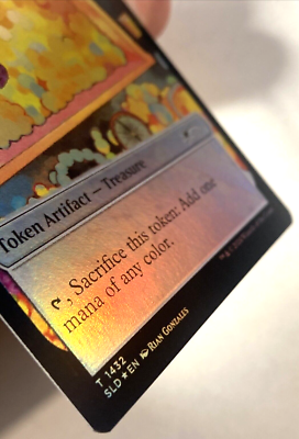 MTG Treasure Token RAINBOW FOIL Secret Lair Drop 1432 NM | eBay