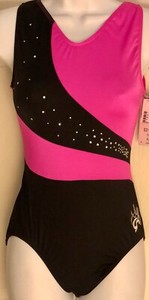 ALY-RAISMAN-TANK-LADIES-LARGE-BLACK-BERRY-JA-GYMNASTICS-DANCE-GK-LEOTARD-AL-NWT