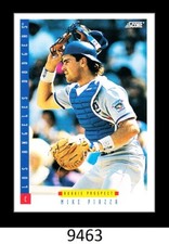 1-1993 SCORE ROOKIE PROSPECT BASE MIKE PIAZZA DODGERS CARD#286