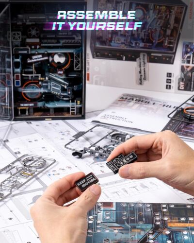 ROKR Parallel World LED 3D Puzzle Marble Run Building Toy Gifts for Kids Boys - Picture 9 of 10
