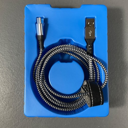 Just Wireless Dirable Braided 6 Ft. USB C Cable Extra Strength Gray Black - READ - 第 14/24 張圖片