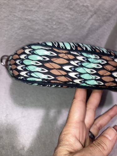 Vera Bradley Sierra Stream Umhängetasche Handtasche Kartenetui Set im Ruhestand - Bild 9 von 13