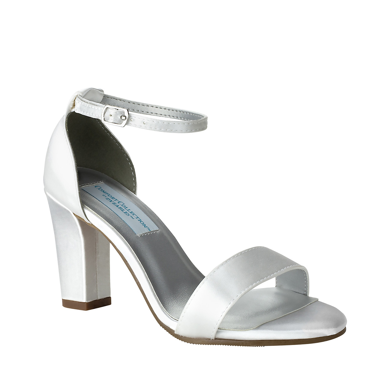 Maddox Dyeable blancoo Satinado Baile de Graduación Boda Dama De Honor Sandalias Grueso Talón Zapato Maddox Maddox Maddox Dyeable blancoo Satinado Baile de Graduación Boda Dama De Honor Sandalias Grueso Talón Zapato autorización oficial