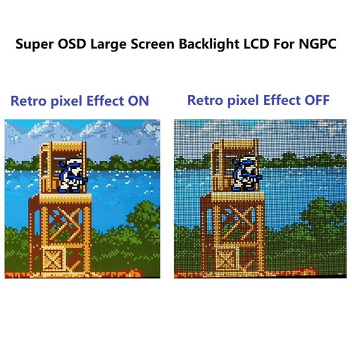 Retro Pixel IPS NGPC Slim Backlight LCD Screen For NEOGEO Pocket Color Console - Picture 2 of 7