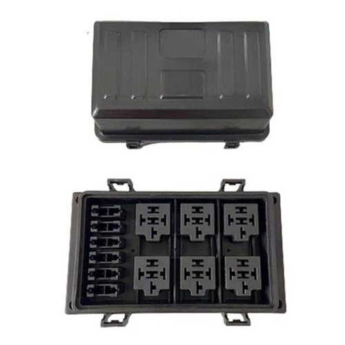 12V 40A Relay Box 6 Way Atc/Ato Transparent Fuse with Relay Universal 9594 - Picture 4 of 7