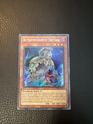 Yugioh Die Phantomritter der zerrissenen Schuppen PHRA-DE003 Secret Rare 1. Auflage NM*