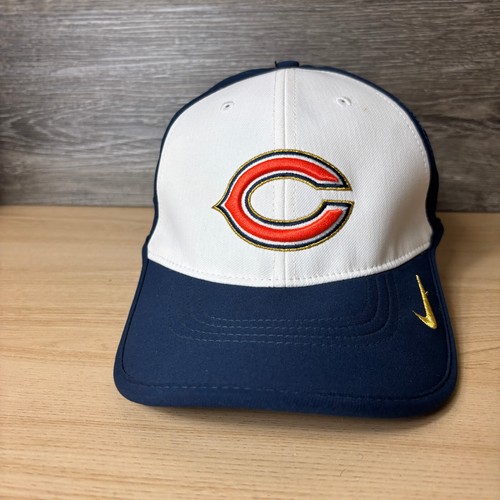 Chicago Bears Mütze Kappe Riemen hinten blau Nike Dri Fit NFL Football verstellbar