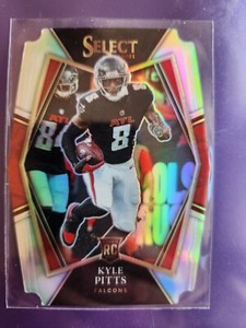 2021 Select KYLE PITTS Silver Prizm Rookie Die Cut Premier Level - Falcons #146