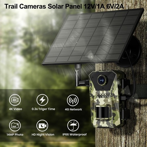 Trail Camera Solar Panel Solar Battery Charger Kit 12V/1A 6V/1.5A with Build-... - Picture 6 of 8