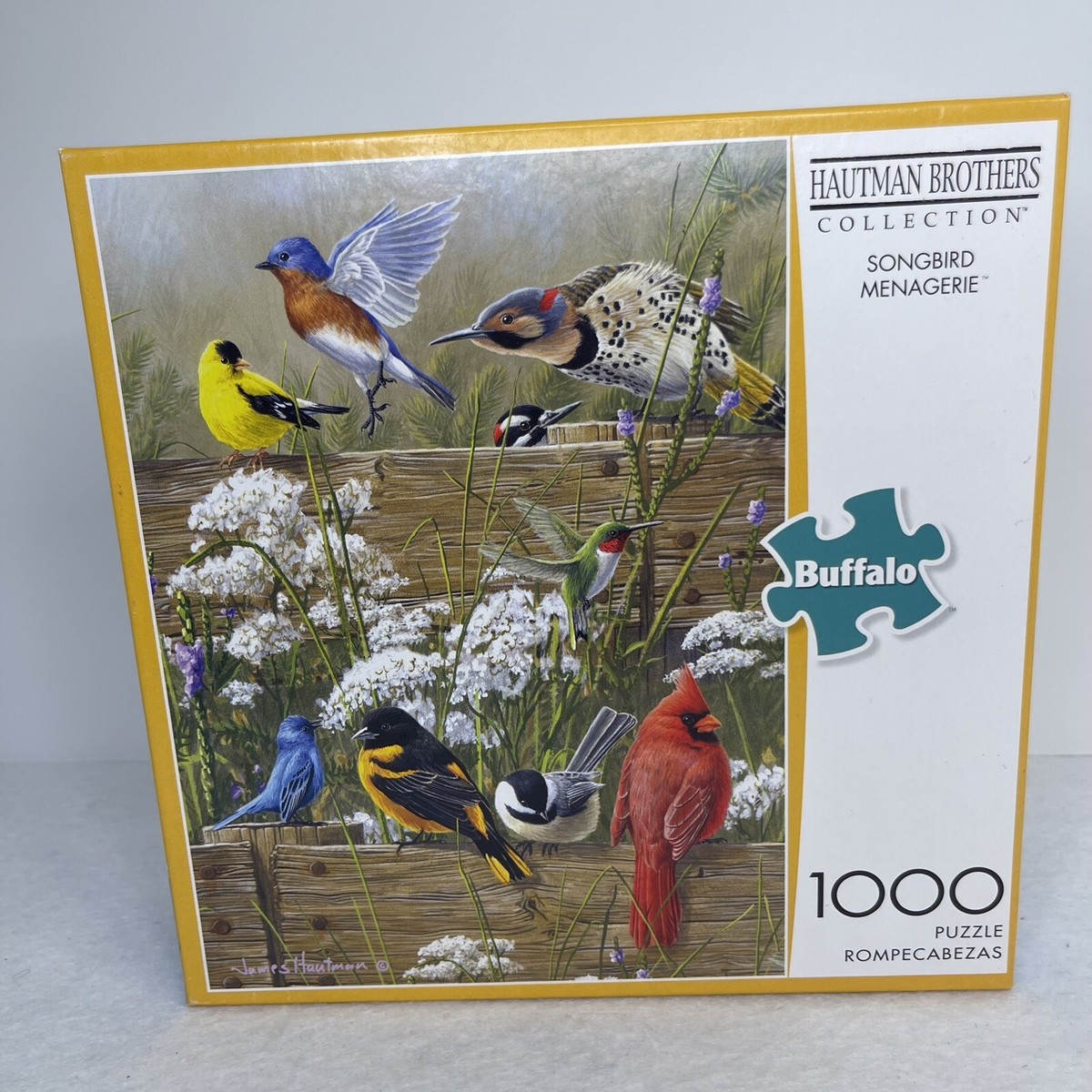 Buffalo Hartman Brothers Songbird Menagerie 1000 Pc Jigsaw
