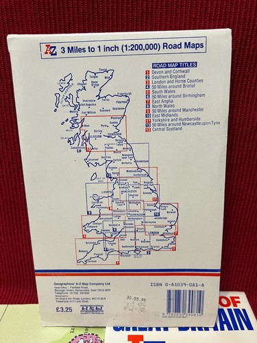 LOT of 3 *Road Maps: East Anglia, Great Britain & Europe/Middle East (Pre-Owned) - Picture 7 of 7