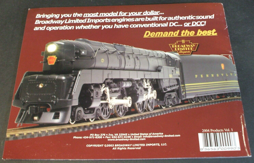 Broadway Limited Imports 2004 Product Catalog V1 HO Scale RR Railroad Trains - Picture 2 of 2