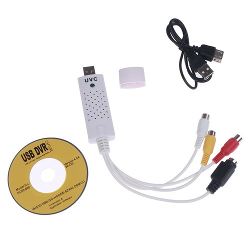 USB Video Audio Capture Card Adapter RCA Analog S-Video AV Input to Computer DS - Afbeelding 8 van 12