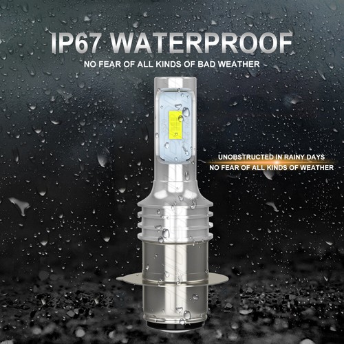 For Yamaha Banshee 350 1987-2006 - 2PCS 6000K White LED Headlights Bulbs Kit - Picture 6 of 10