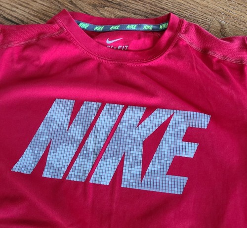 Nike Dri-fit Athletic Running Training Basketball Shirts Boy's Size M (Lot of 2) - Picture 3 of 9