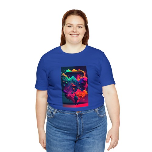 T-shirt da gioco Neon Nights - design generato dall'intelligenza artificiale - regalo unico per i giocatori - Foto 135 di 188