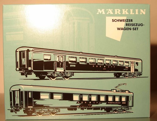Märklin HO:  40661 SBB Reisezugwagen  Set *Tin Plate*    OVP - Bild 1 von 2